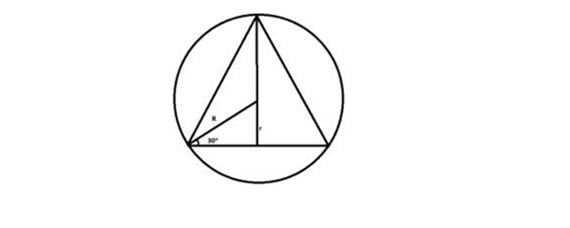 圆内接三角形边长公式