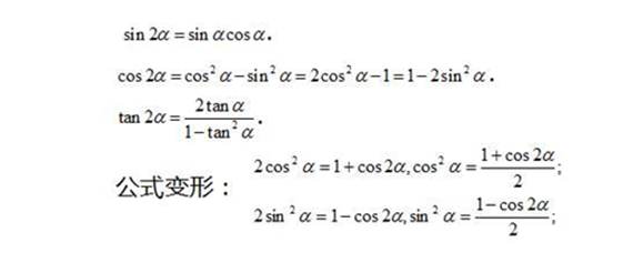 sin和cos的转化公式和1的关系