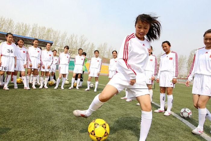 给女足点赞!中国足球国家队闯入世界杯