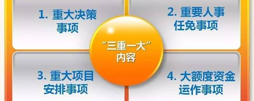 三重一大事项决策的基本原则是什么