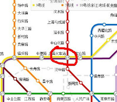 能告诉我上海火车站有地铁3号线吗?百度说有