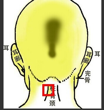 柱骨颈左边有一个凸起部分低下头可以摸出来抬起头来就摸不出了?