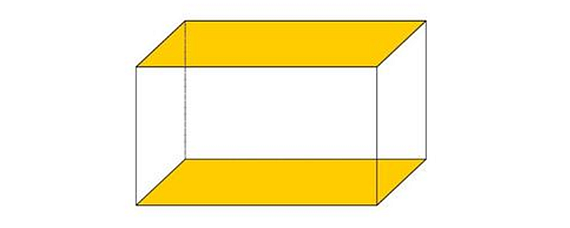 面是正方形,長方體(又稱矩體,cuboid)是底面為長方形的直四稜柱(或上