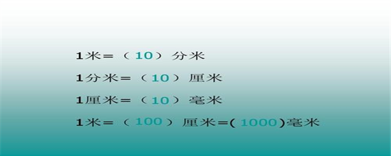 7分米用分數表示是多少米