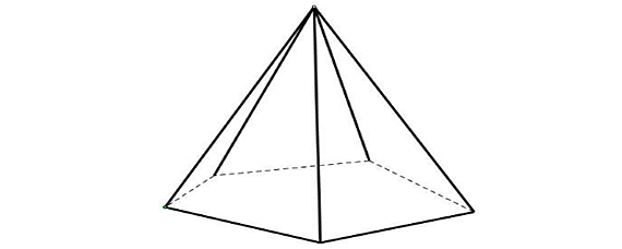 五棱锥三面投影画法图片
