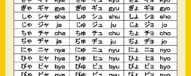 日语长音有哪些