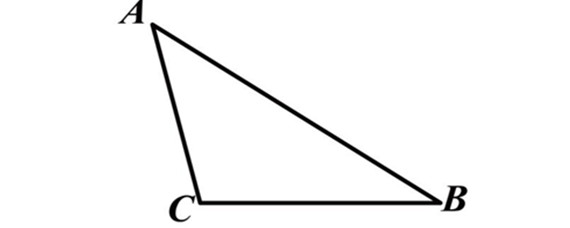 钝角三角形中的两个锐角的度数之和一定什么90度