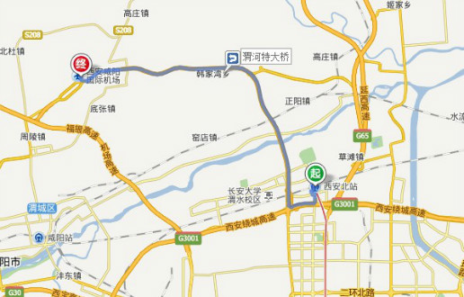 从西安高铁站到咸阳机场大概得多长时间?