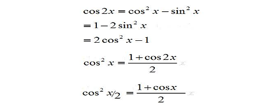 cos2α推导公式