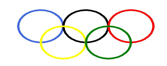 奥运五环代表哪五个州