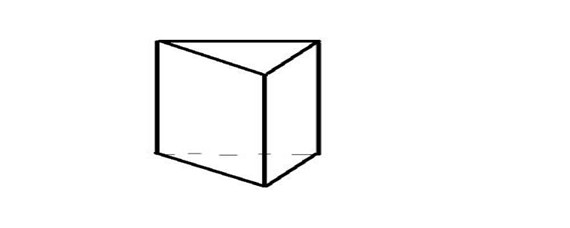 三菱柱形图形图片