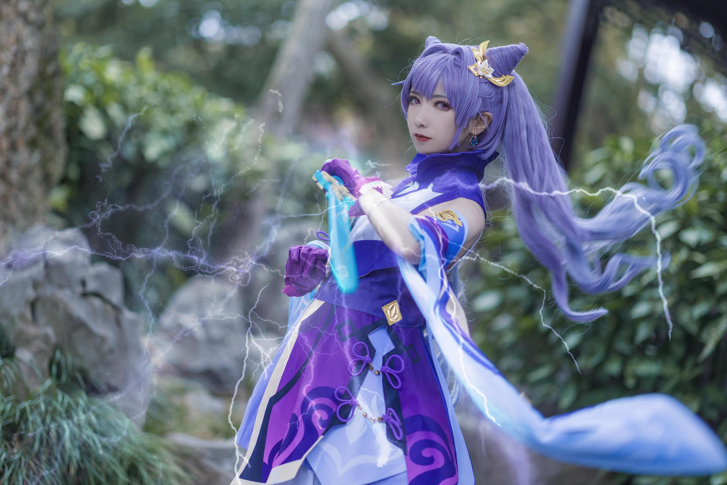 @花雪owo《原神》正片cosplay-觅爱图