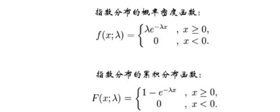 指數分佈的分佈函數公式