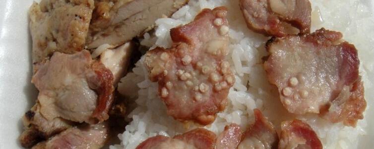 米粒猪肉的危害图片