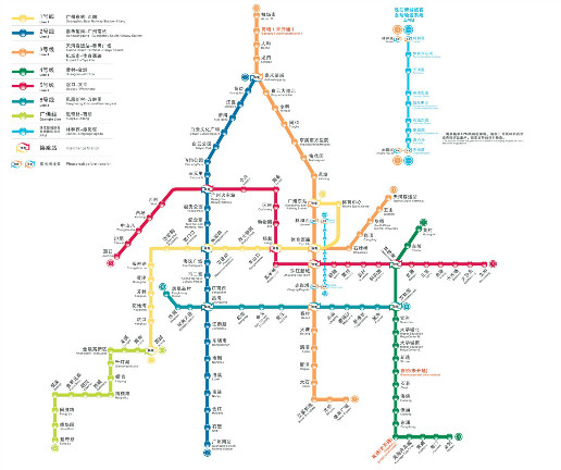 广州三号线地铁站站点图片