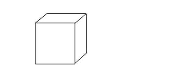 正方体怎么画长方体图片